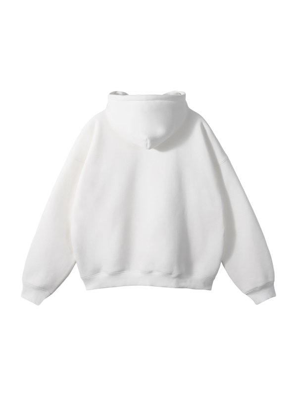 /pure WHITE Hoodie